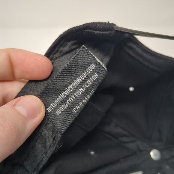 Bodybuilding Snapback Hat Black One Size Adjustable Embroidered Wicked Wear - Picture 10 of 10